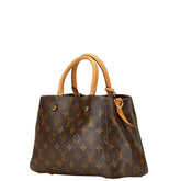 ルイ ヴィトン モノグラム モンテーニュBB ハンドバッグ ショルダーバッグ 2WAY M41055 ブラウン PVC レザー レディース LOUIS VUITTON 【中古】